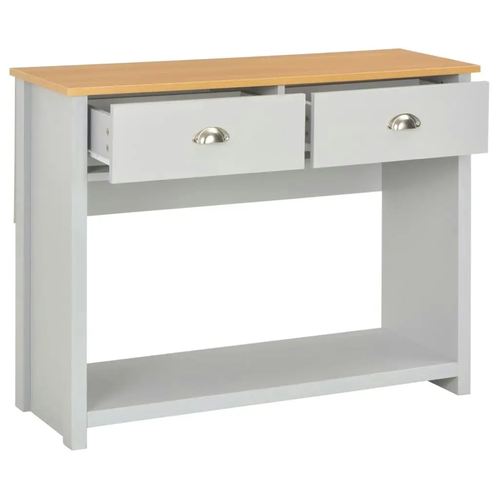 Console Table Grey 97x35x76 cm 283741