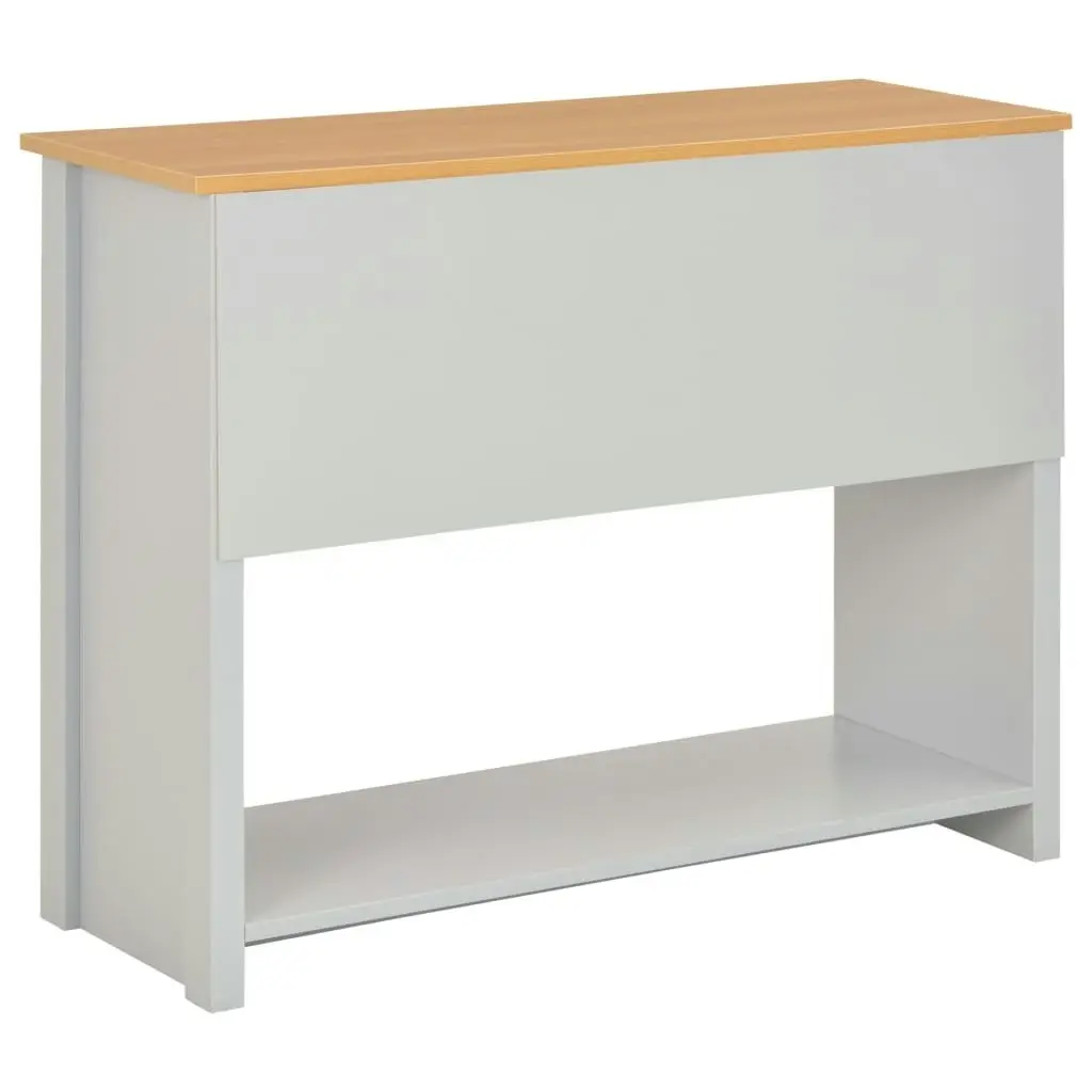 Console Table Grey 97x35x76 cm 283741