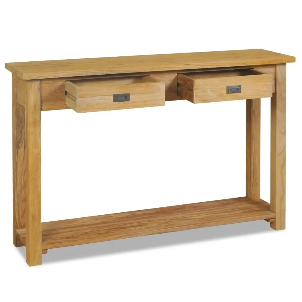 Console Table Solid Teak 120x30x80 cm 244482