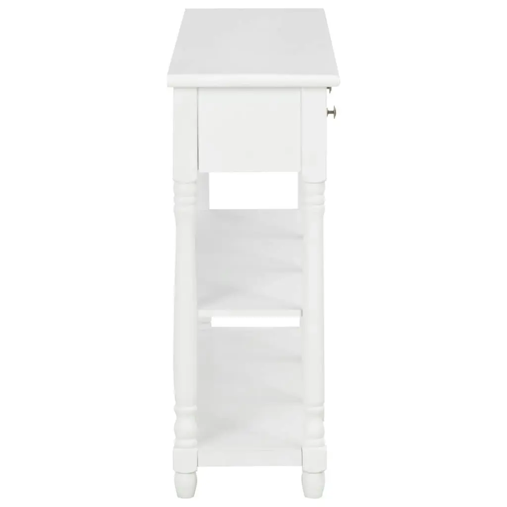 Console Table White 120x30x76 cm MDF 280015