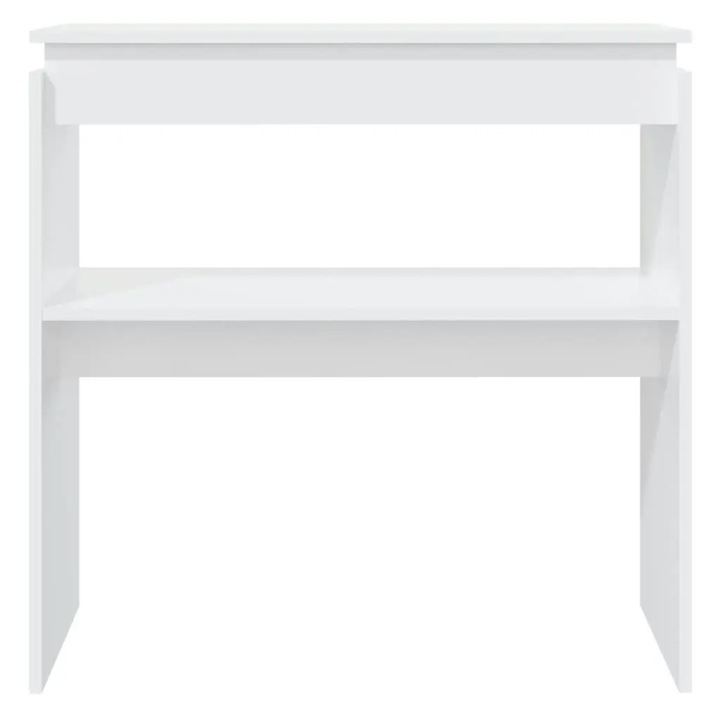 Console Table White 80x30x80 cm Engineered Wood 808314