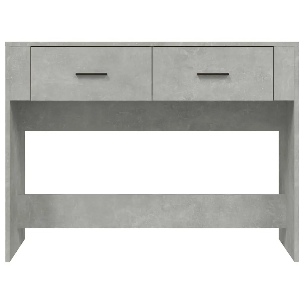 Console Table Concrete Grey 100x39x75 cm Engineered Wood 816780