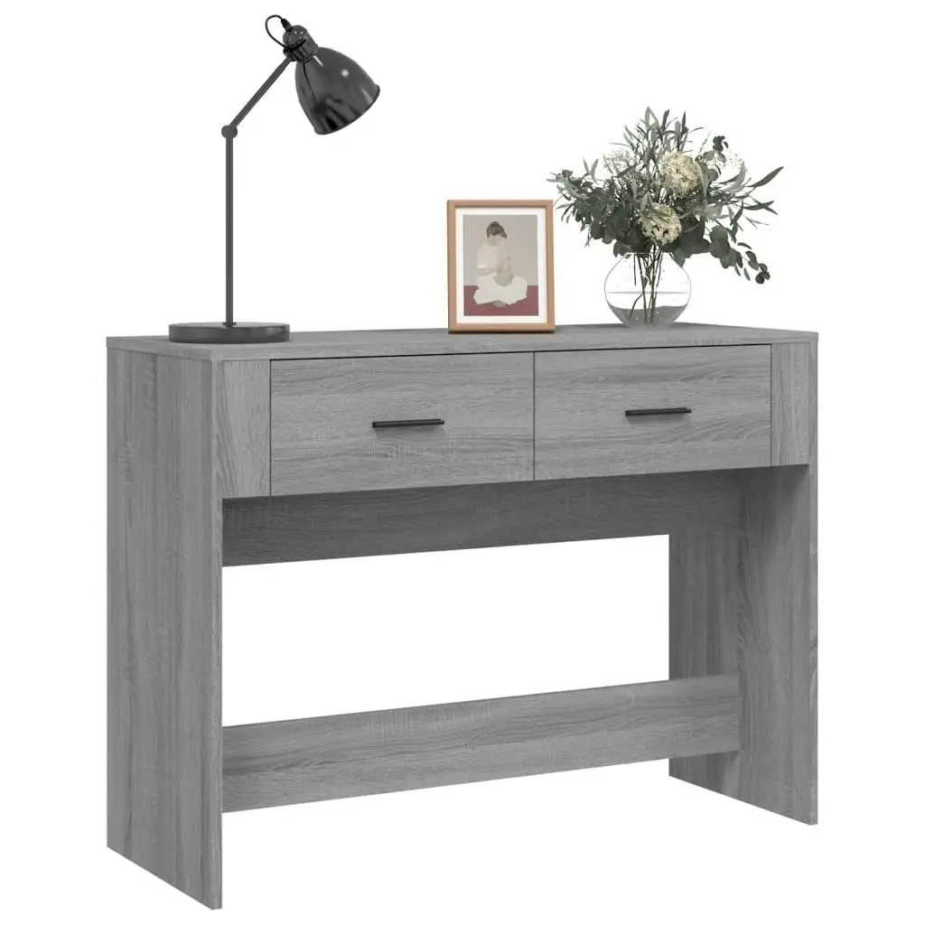 Console Table Grey Sonoma 100x39x75 cm Engineered Wood 816782