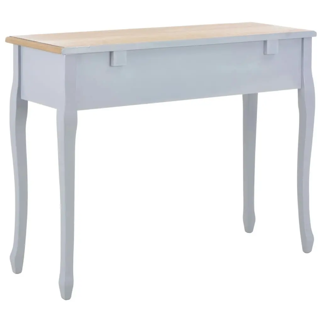 Dressing Console Table with 3 Drawers Grey 280045