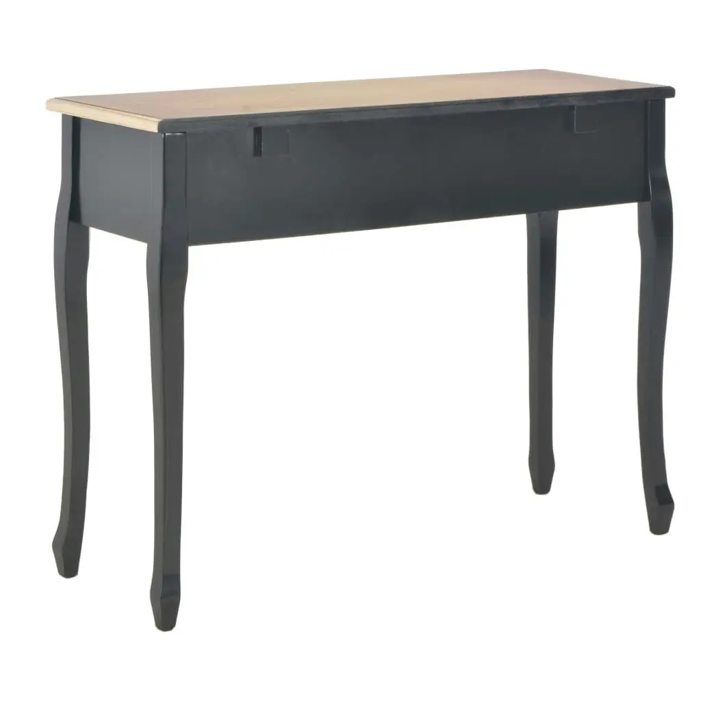 Dressing Console Table with 3 Drawers Black 280046