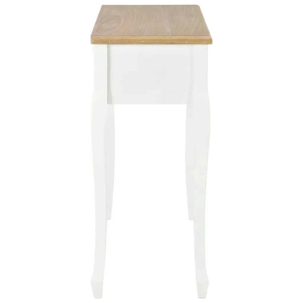 Dressing Console Table with 3 Drawers White 280044