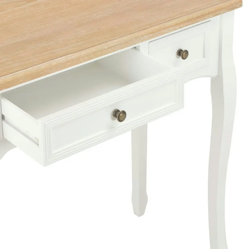 Dressing Console Table with 3 Drawers White 280044