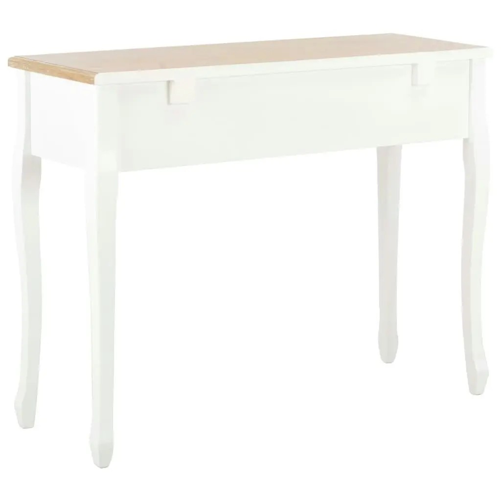 Dressing Console Table with 3 Drawers White 280044