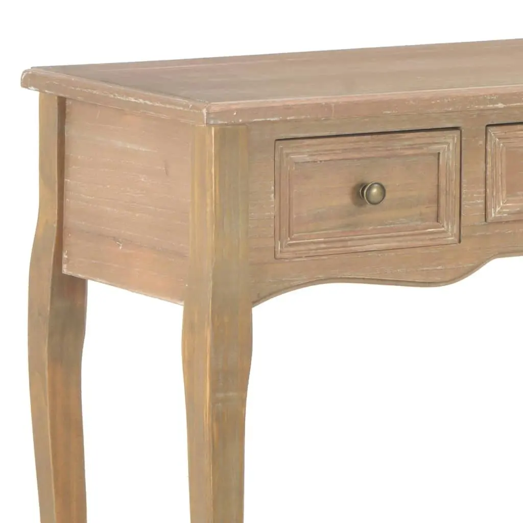 Dressing Console Table with 3 Drawers Brown 280047