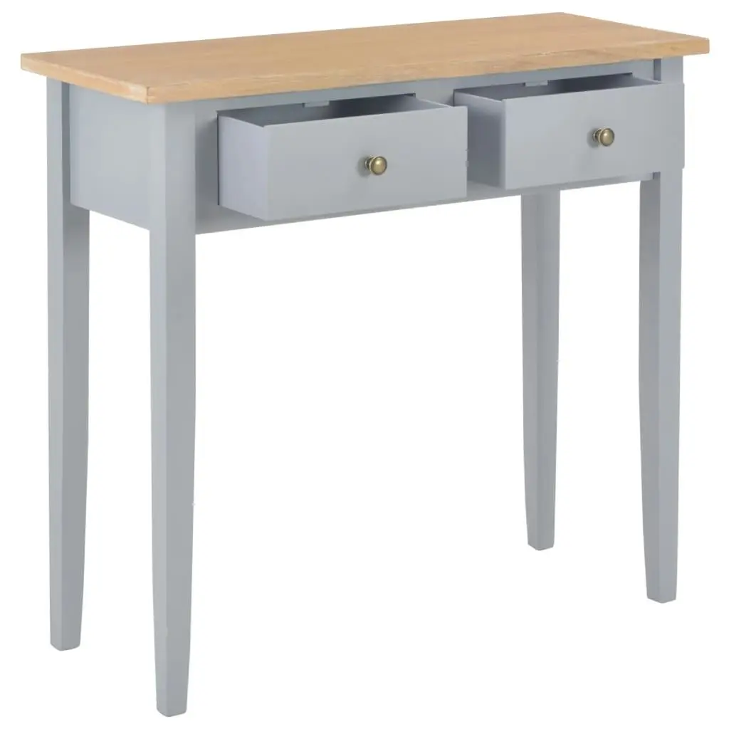 Dressing Console Table Grey 79x30x74 cm Wood 280054