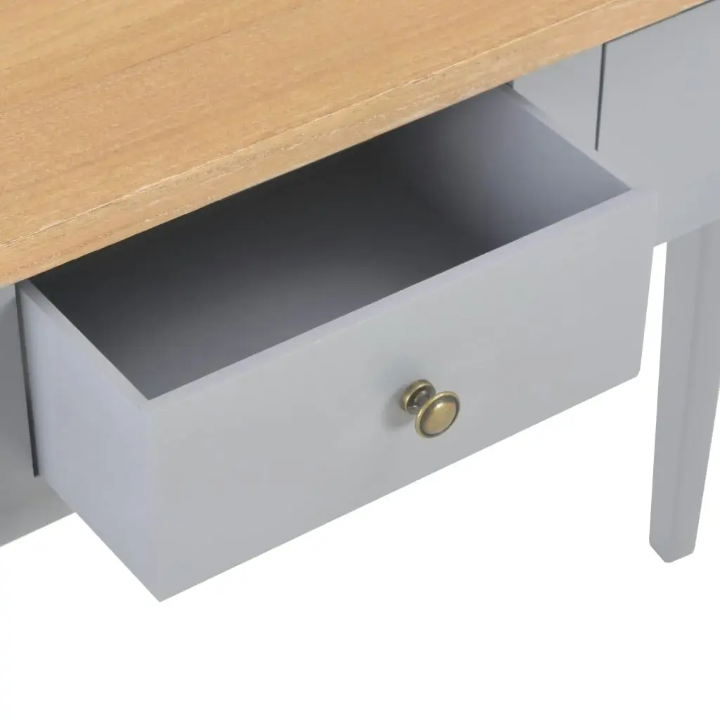 Dressing Console Table Grey 79x30x74 cm Wood 280054