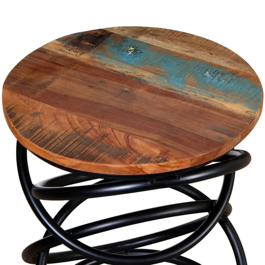 End Table Solid Reclaimed Wood 244231