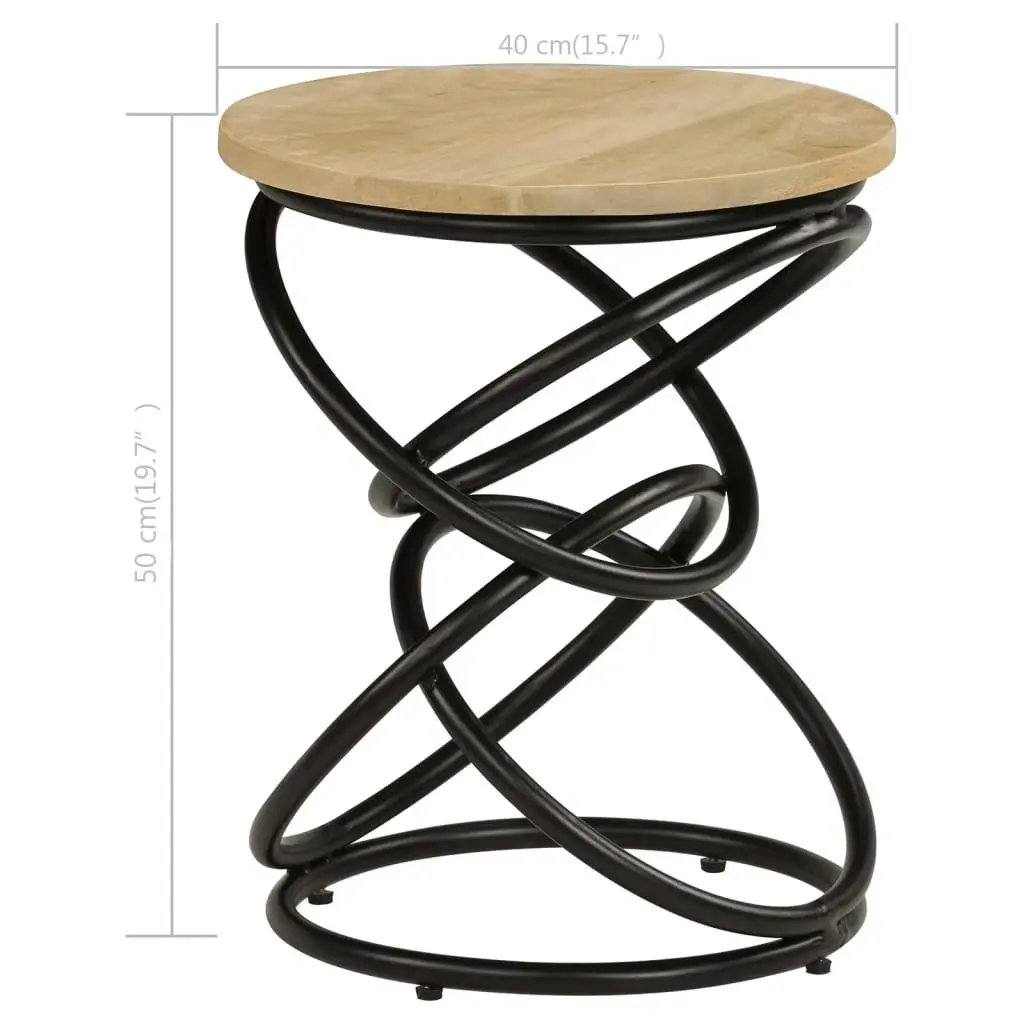 End Table Solid Mango Wood 40x50 cm 247320