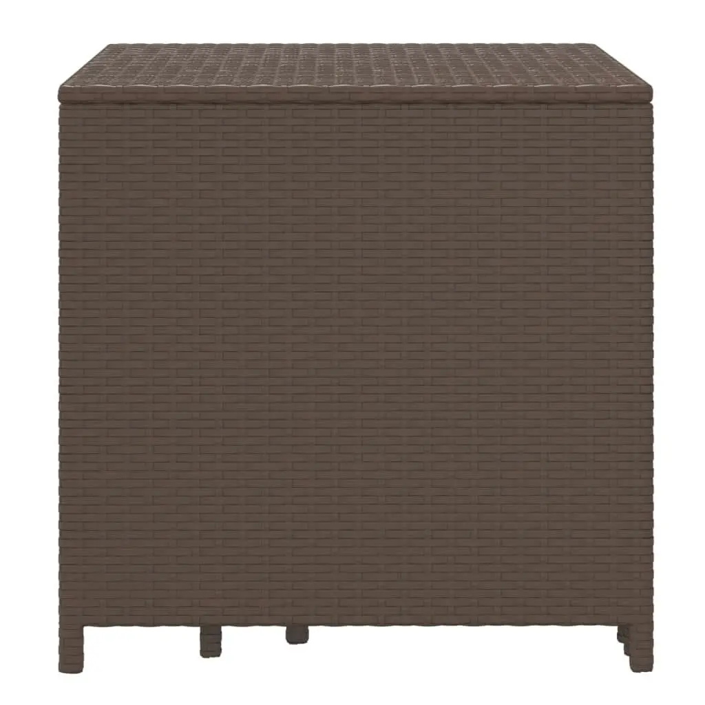 Nesting Tables 3 pcs Brown Poly Rattan 319413