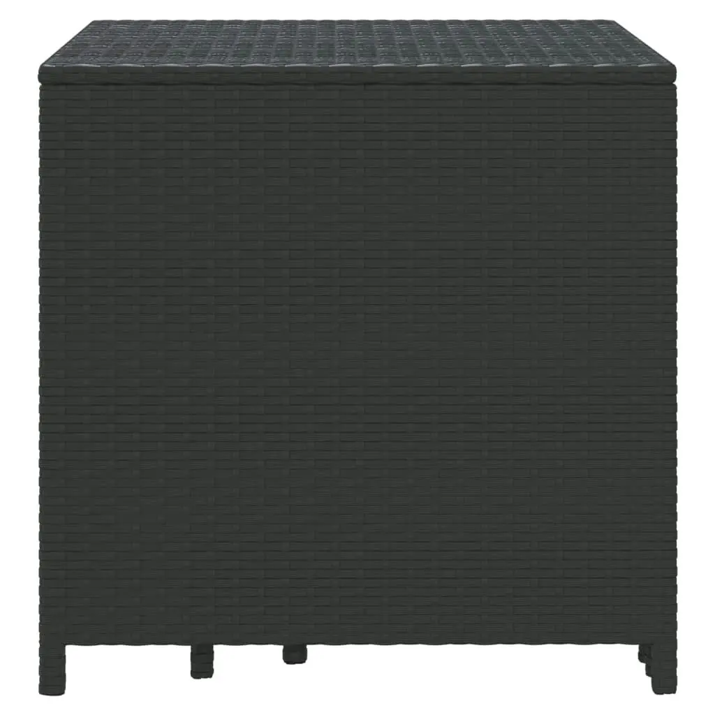 Nesting Tables 3 pcs Black Poly Rattan 319412