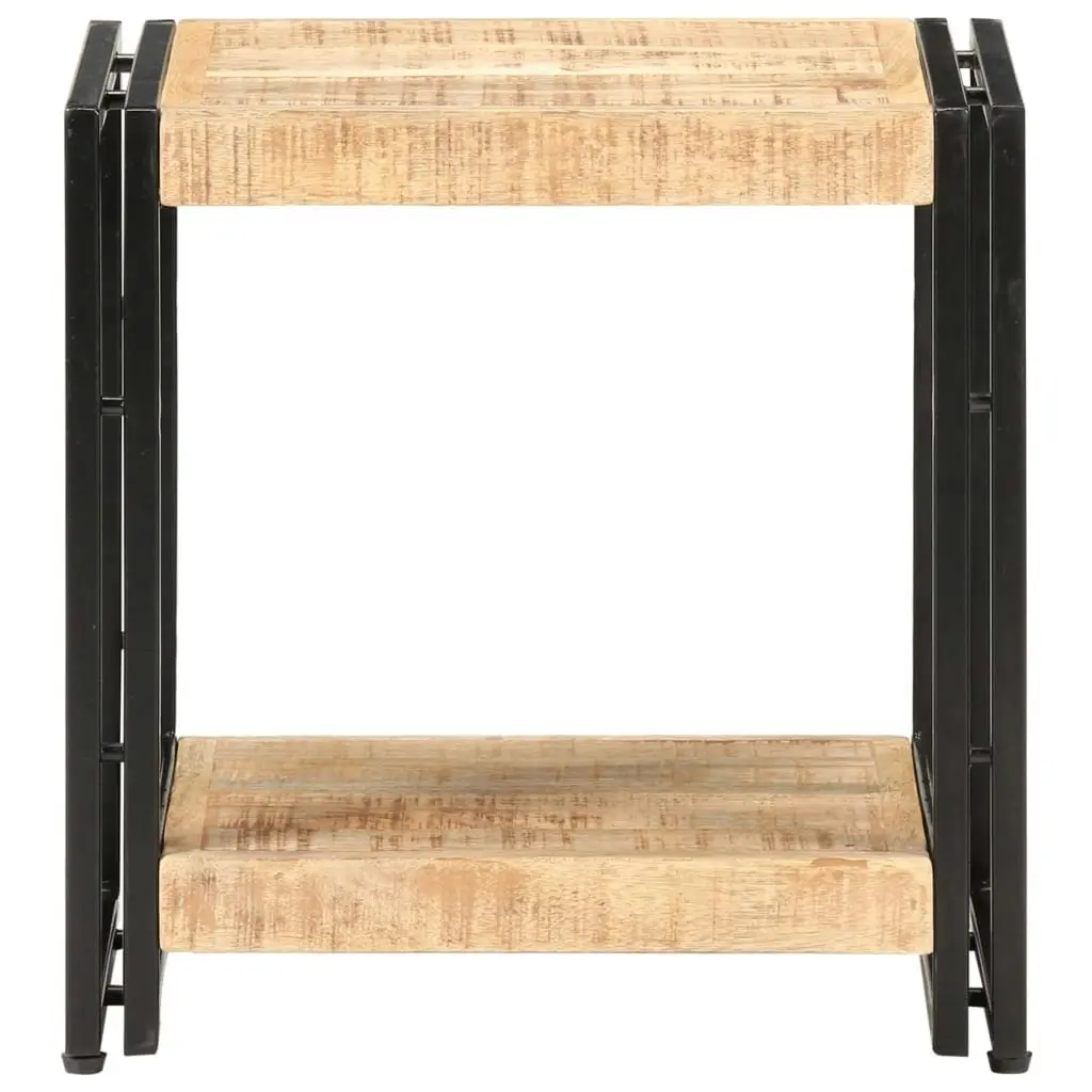 Side Table 40x30x40 cm Rough Mango Wood 320682