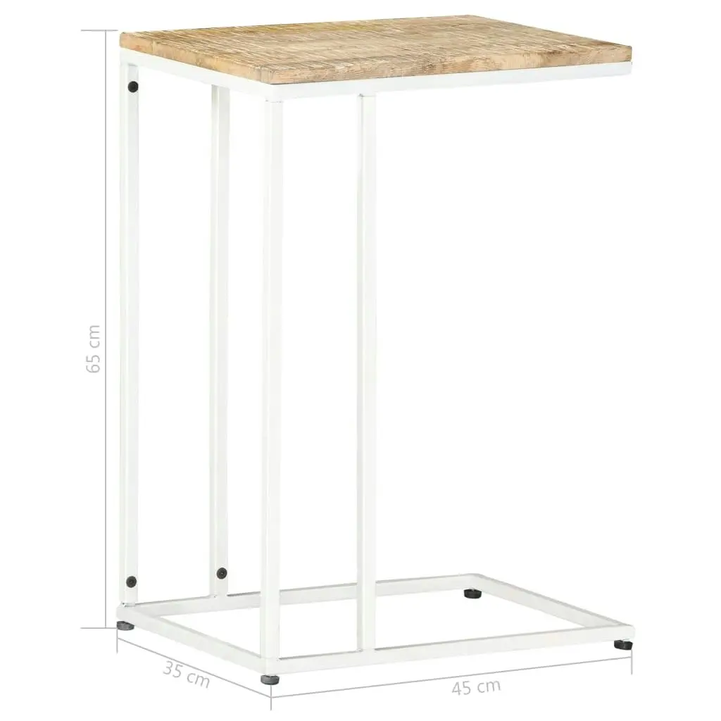 Side Table 35x45x65 cm Solid Mango Wood 286398