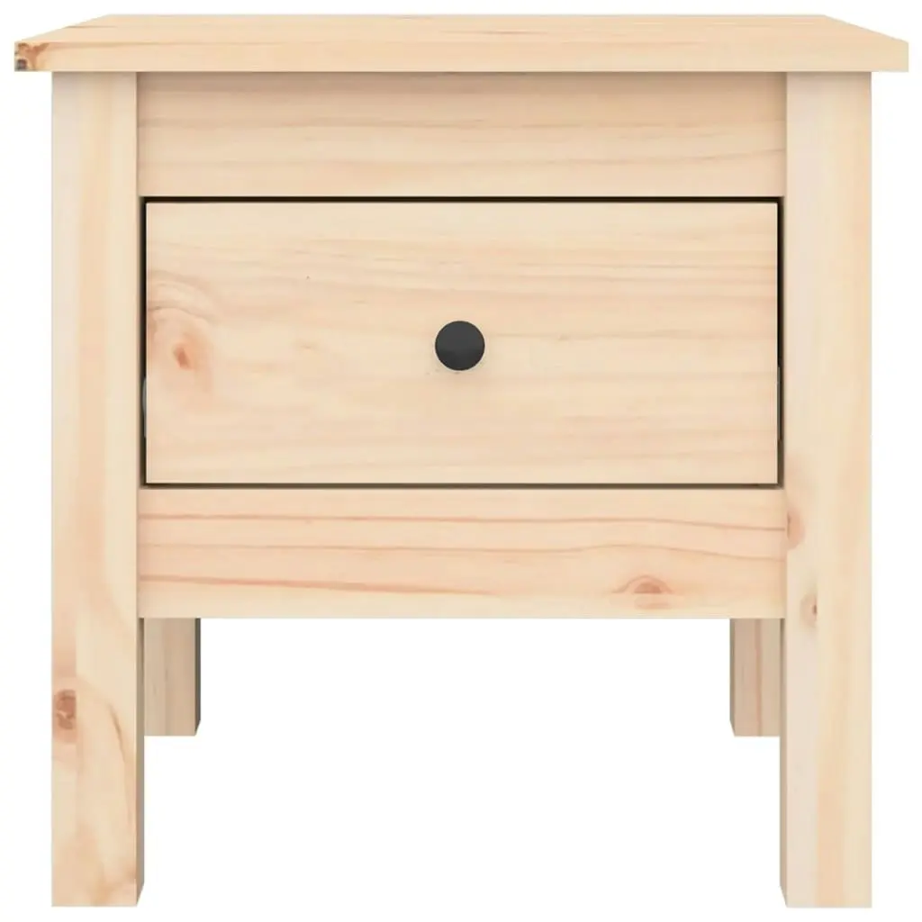 Side Table 40x40x39 cm Solid Wood Pine 813784