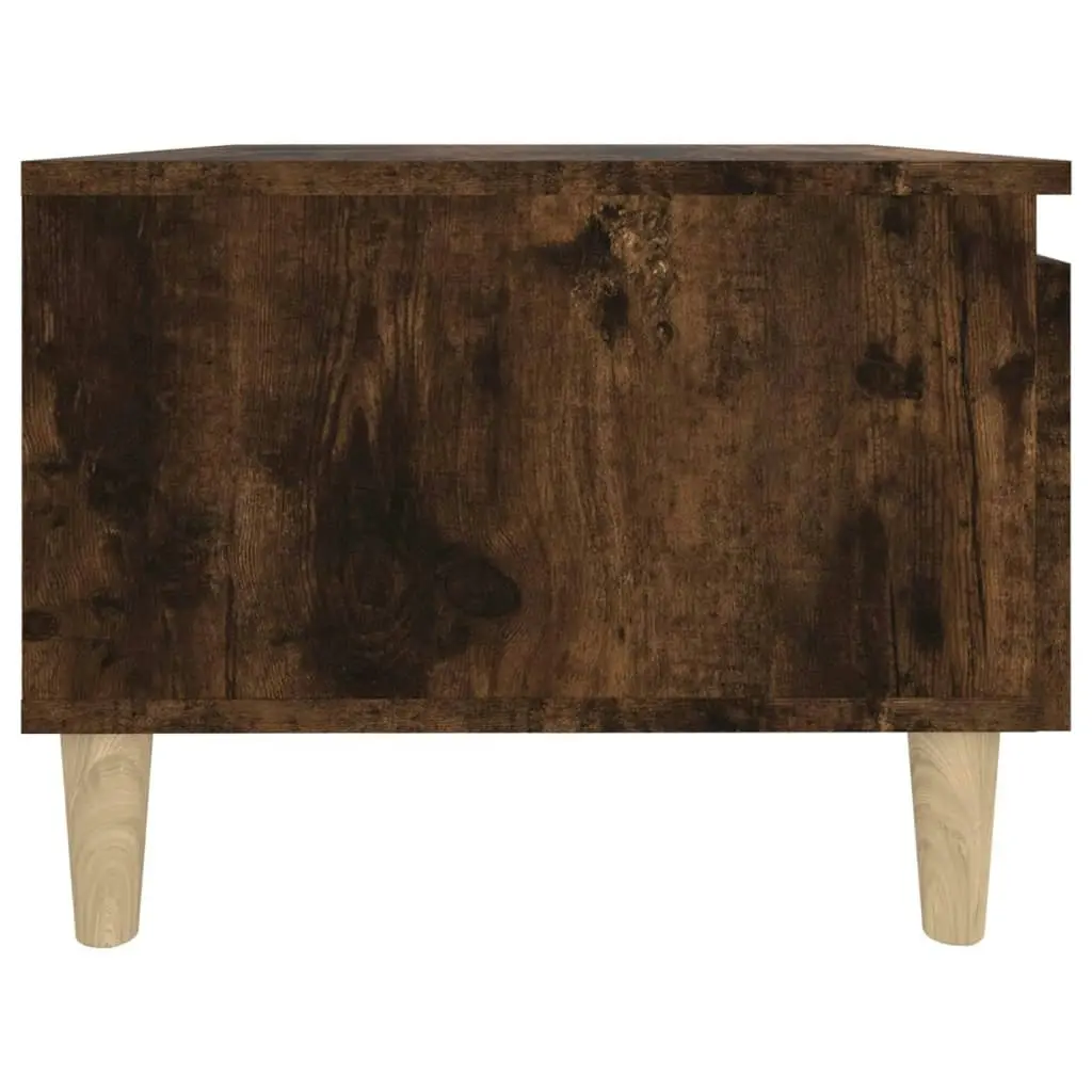 Side Table Smoked Oak 50x46x35 cm Engineered Wood 819510