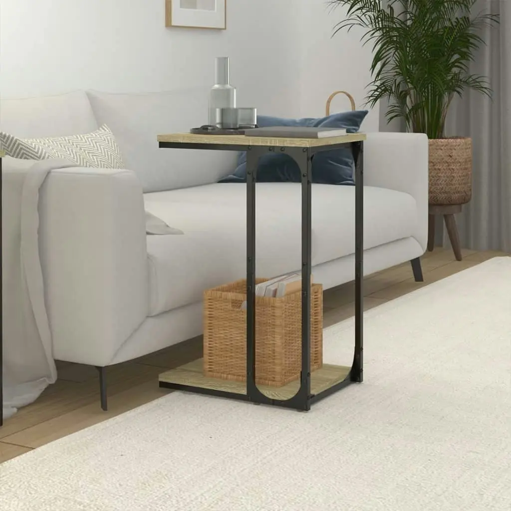 Side Table Sonoma Oak 40x30x60 cm Engineered Wood 825818