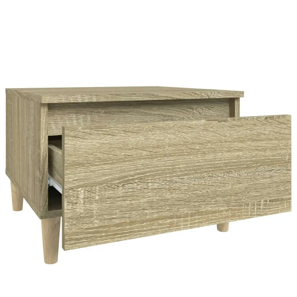 Side Table Sonoma Oak 50x46x35 cm Engineered Wood 819506