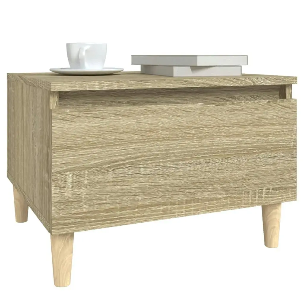 Side Table Sonoma Oak 50x46x35 cm Engineered Wood 819506