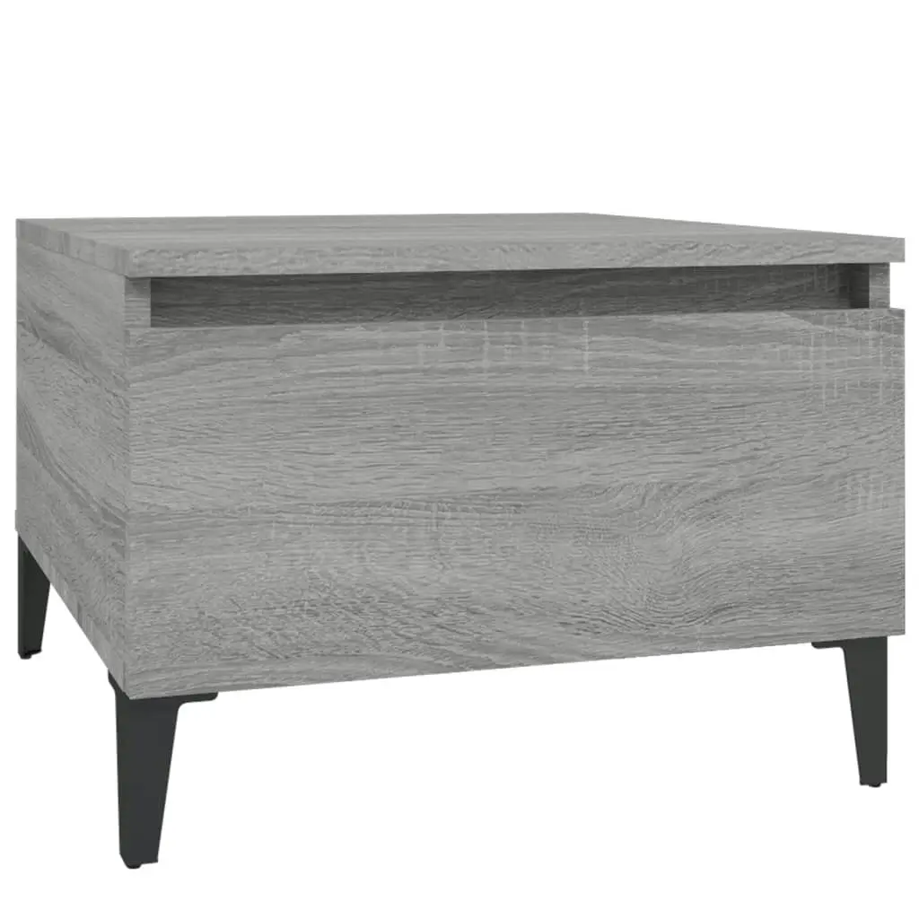 Side Tables 2 pcs Grey Sonoma 50x46x35 cm Engineered Wood 819529