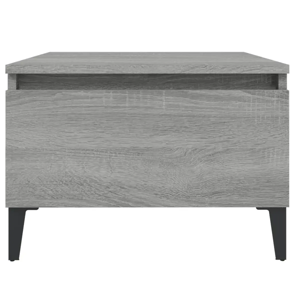 Side Tables 2 pcs Grey Sonoma 50x46x35 cm Engineered Wood 819529