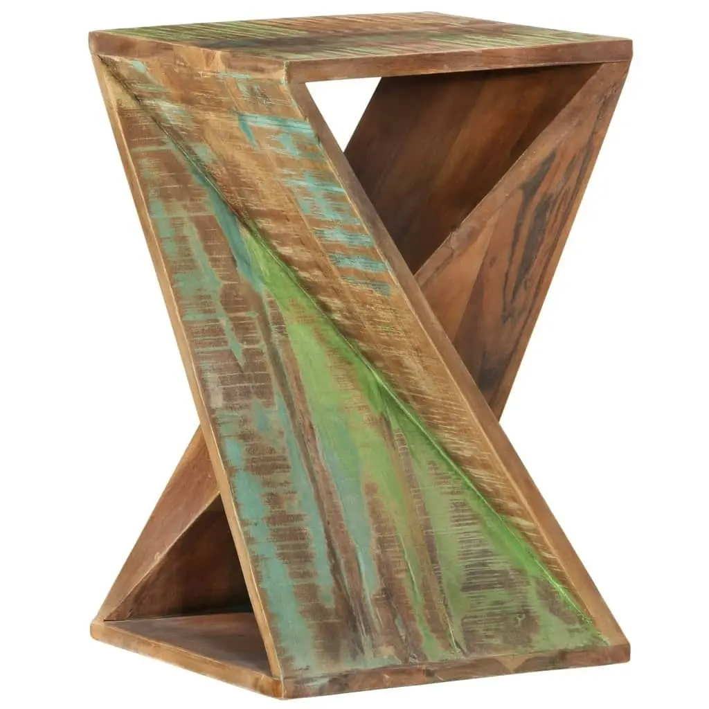 Side Table 35x35x55 cm Solid Wood Reclaimed 337995