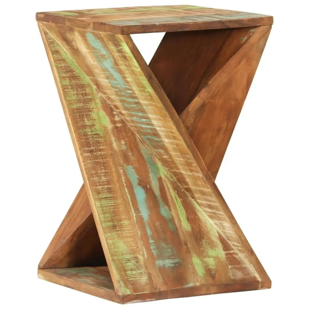 Side Table 35x35x55 cm Solid Wood Reclaimed 337995