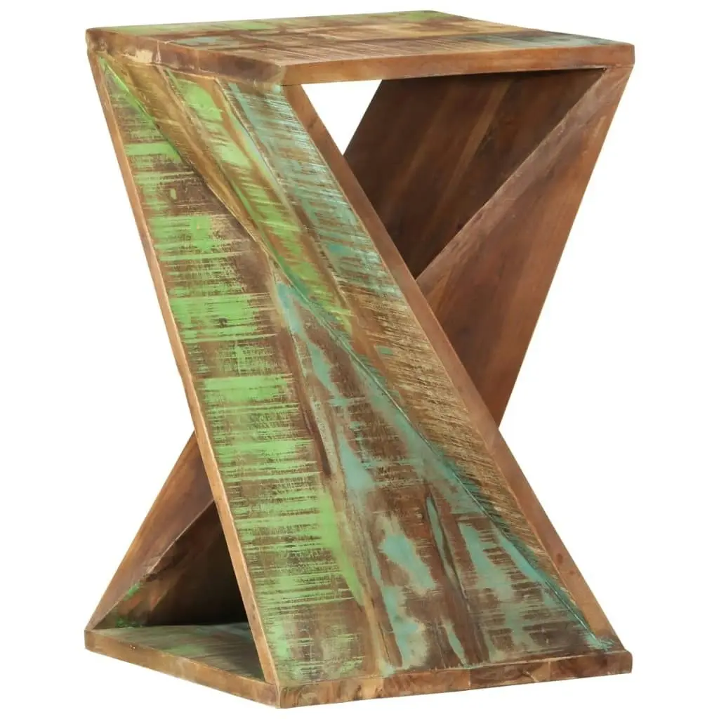 Side Table 35x35x55 cm Solid Wood Reclaimed 337995