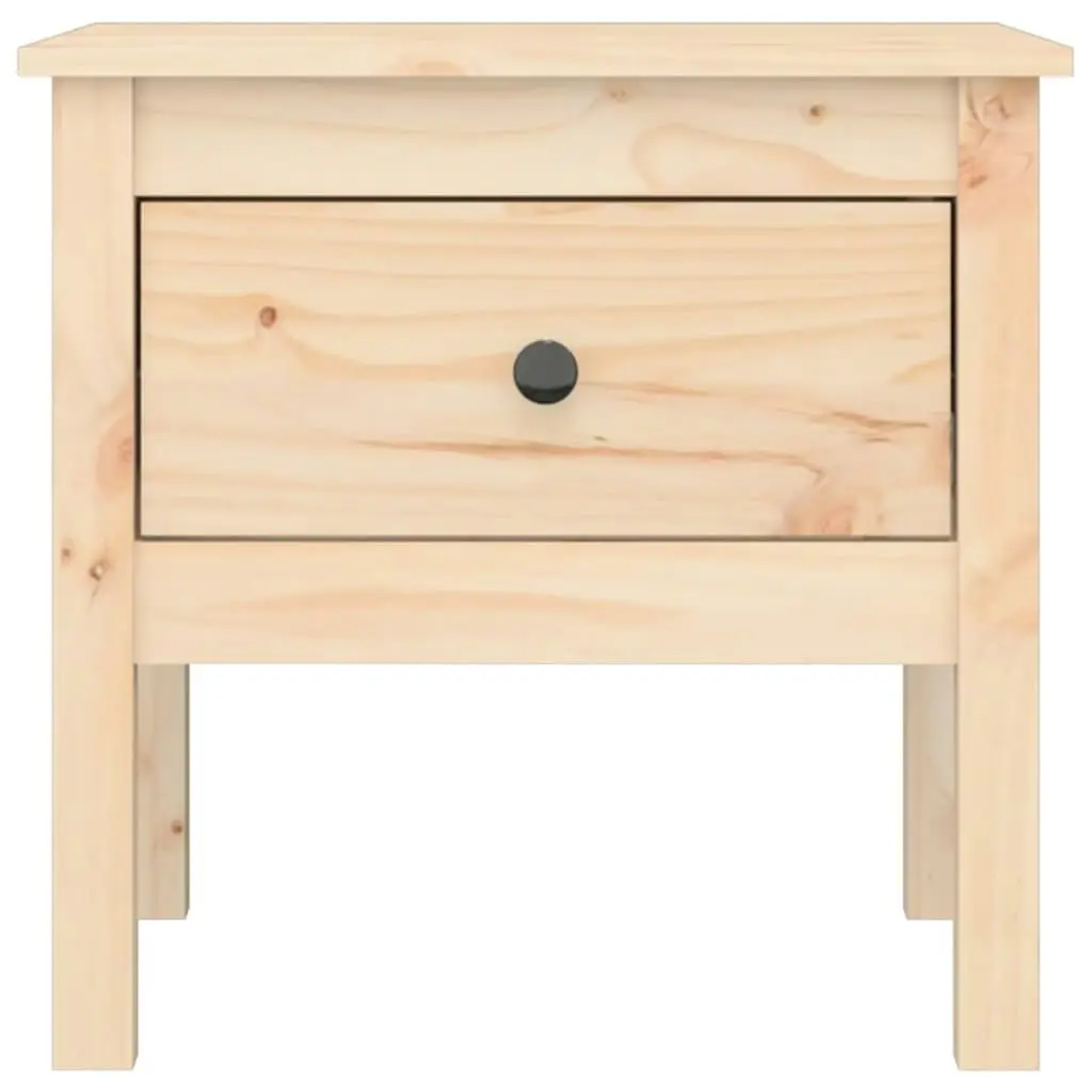 Side Table 50x50x49 cm Solid Wood Pine 813794