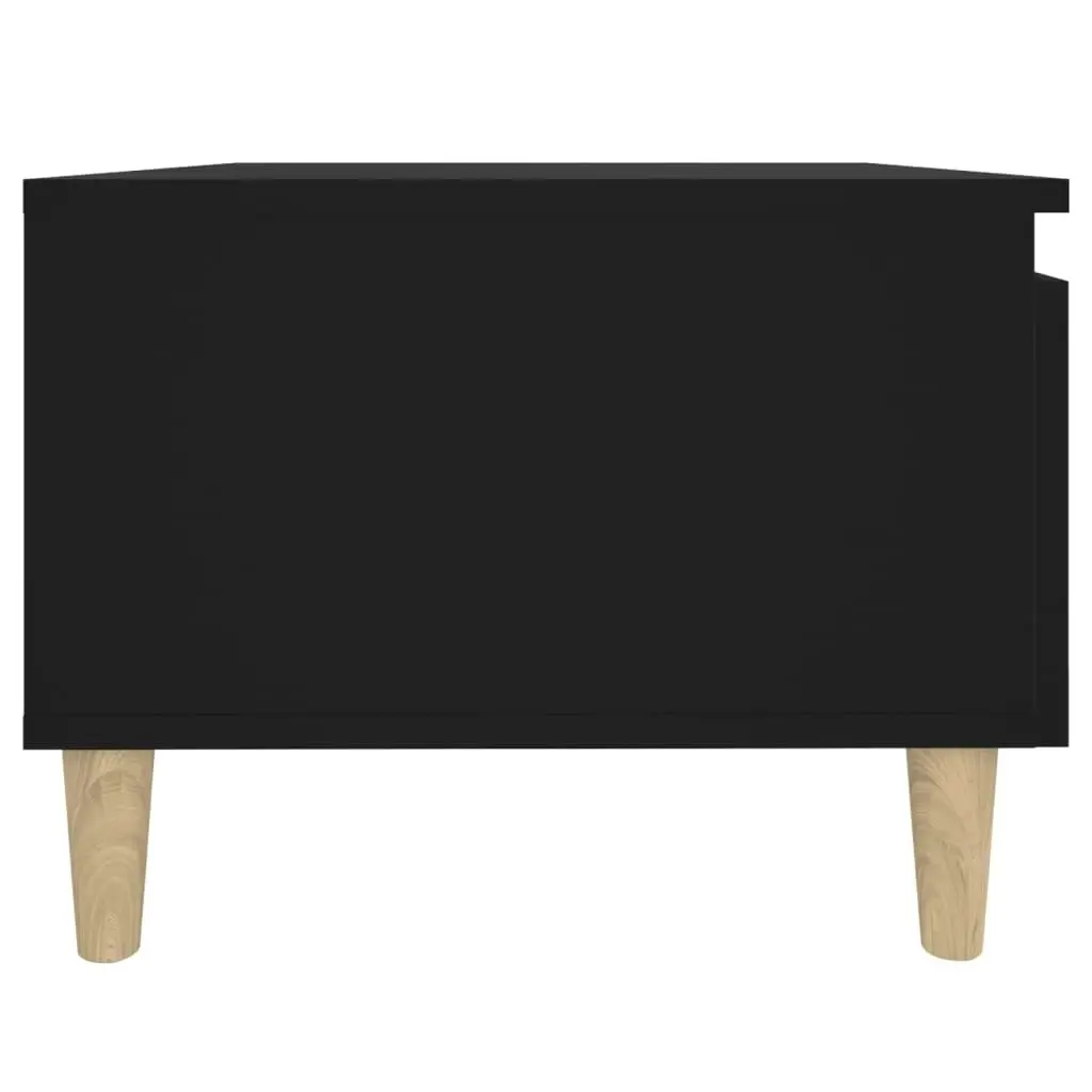 Side Table Black 50x46x35 cm Engineered Wood 819502