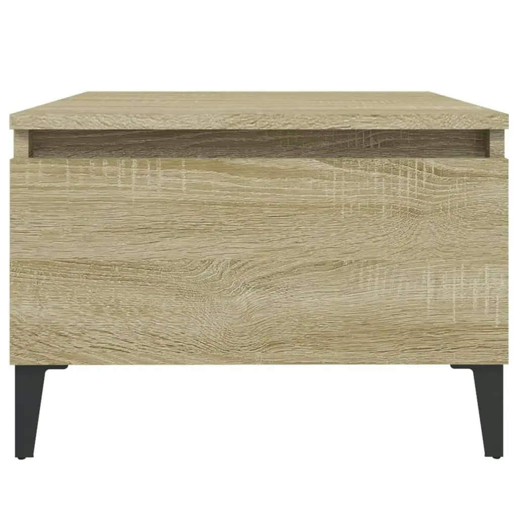 Side Table Sonoma Oak 50x46x35 cm Engineered Wood 819522