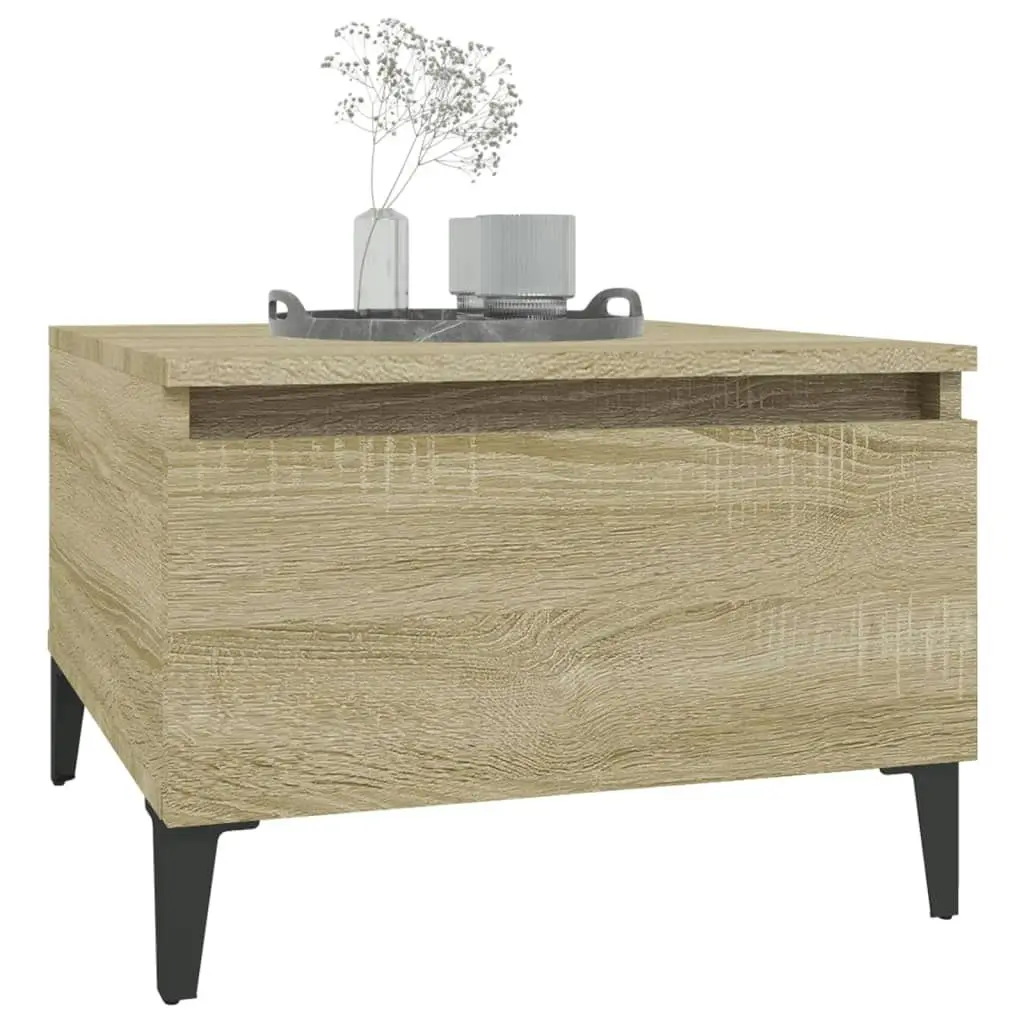 Side Table Sonoma Oak 50x46x35 cm Engineered Wood 819522