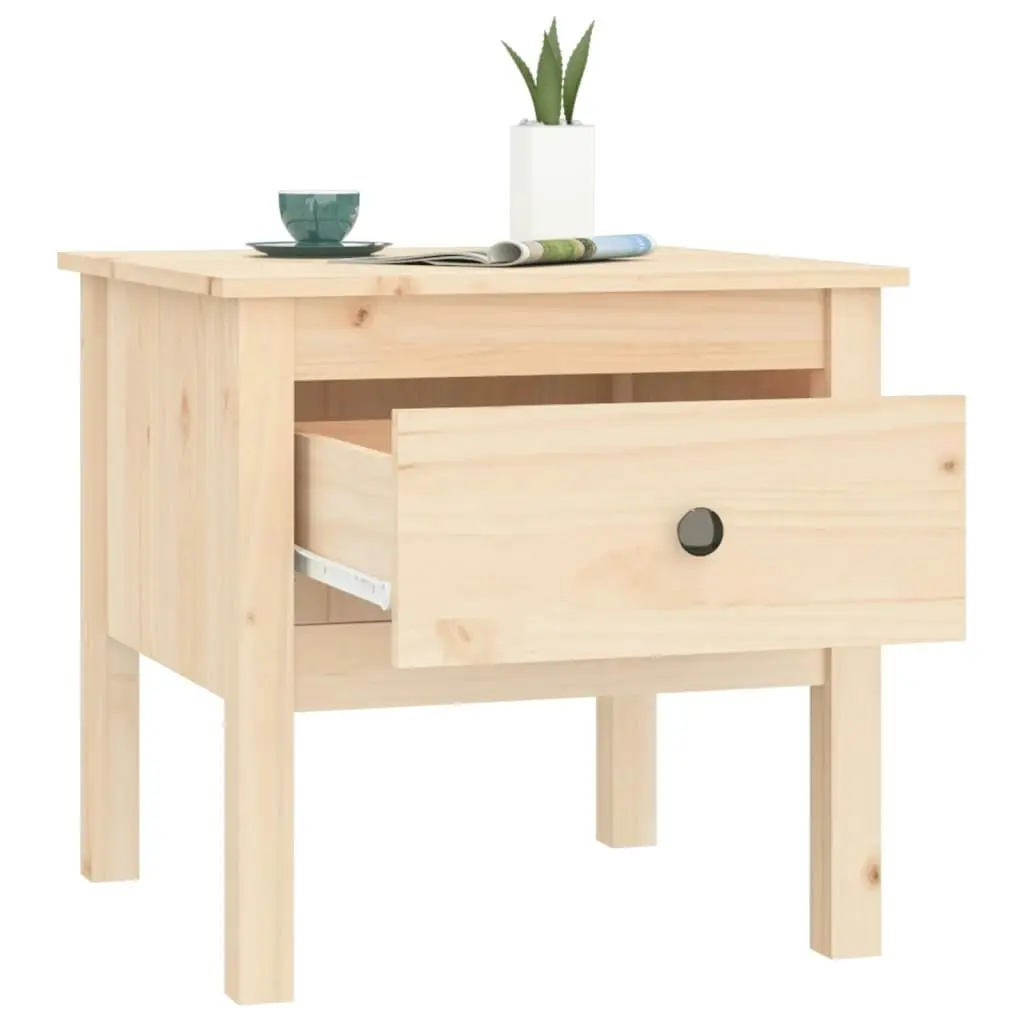 Side Tables 2 pcs 50x50x49 cm Solid Wood Pine 813795