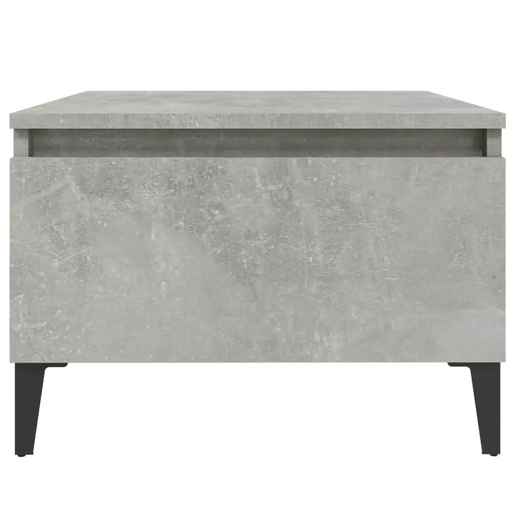 Side Tables 2 pcs Concrete Grey 50x46x35 cm Engineered Wood 819525