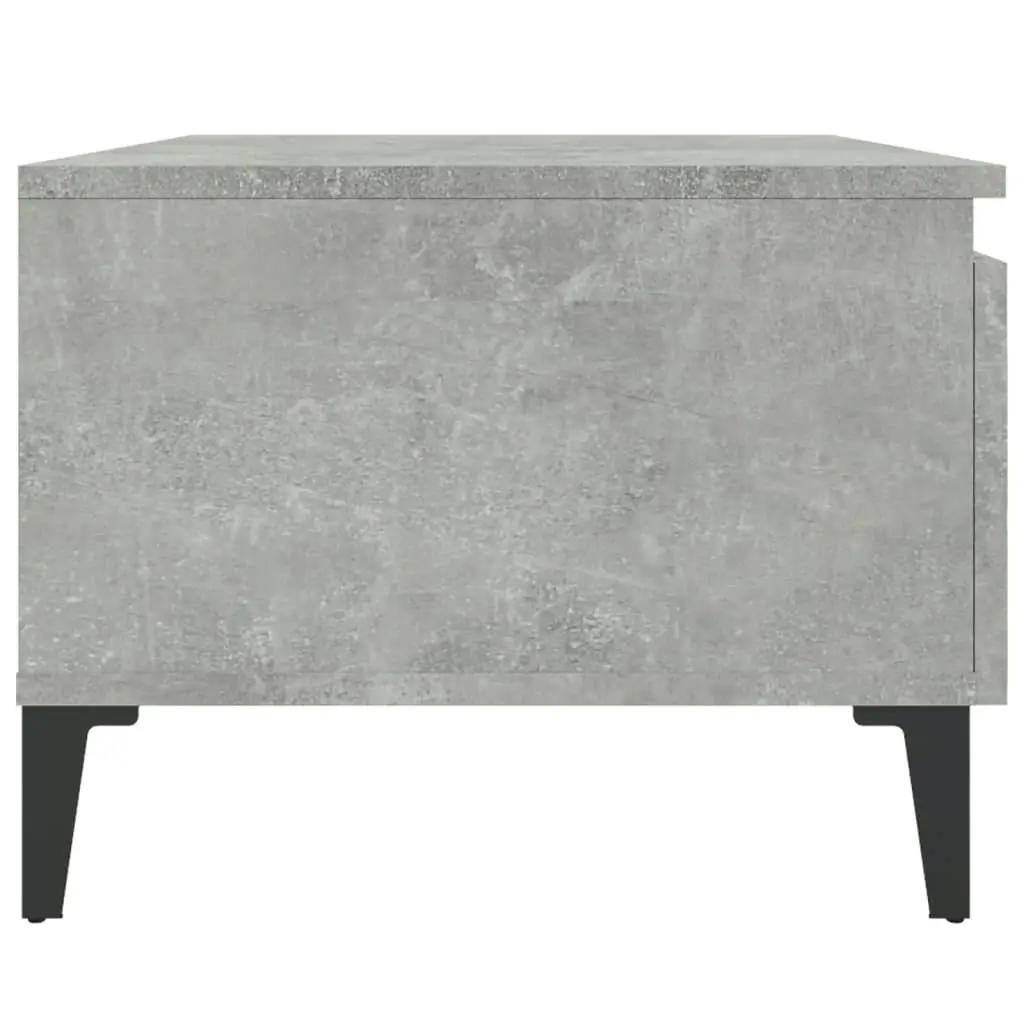 Side Tables 2 pcs Concrete Grey 50x46x35 cm Engineered Wood 819525