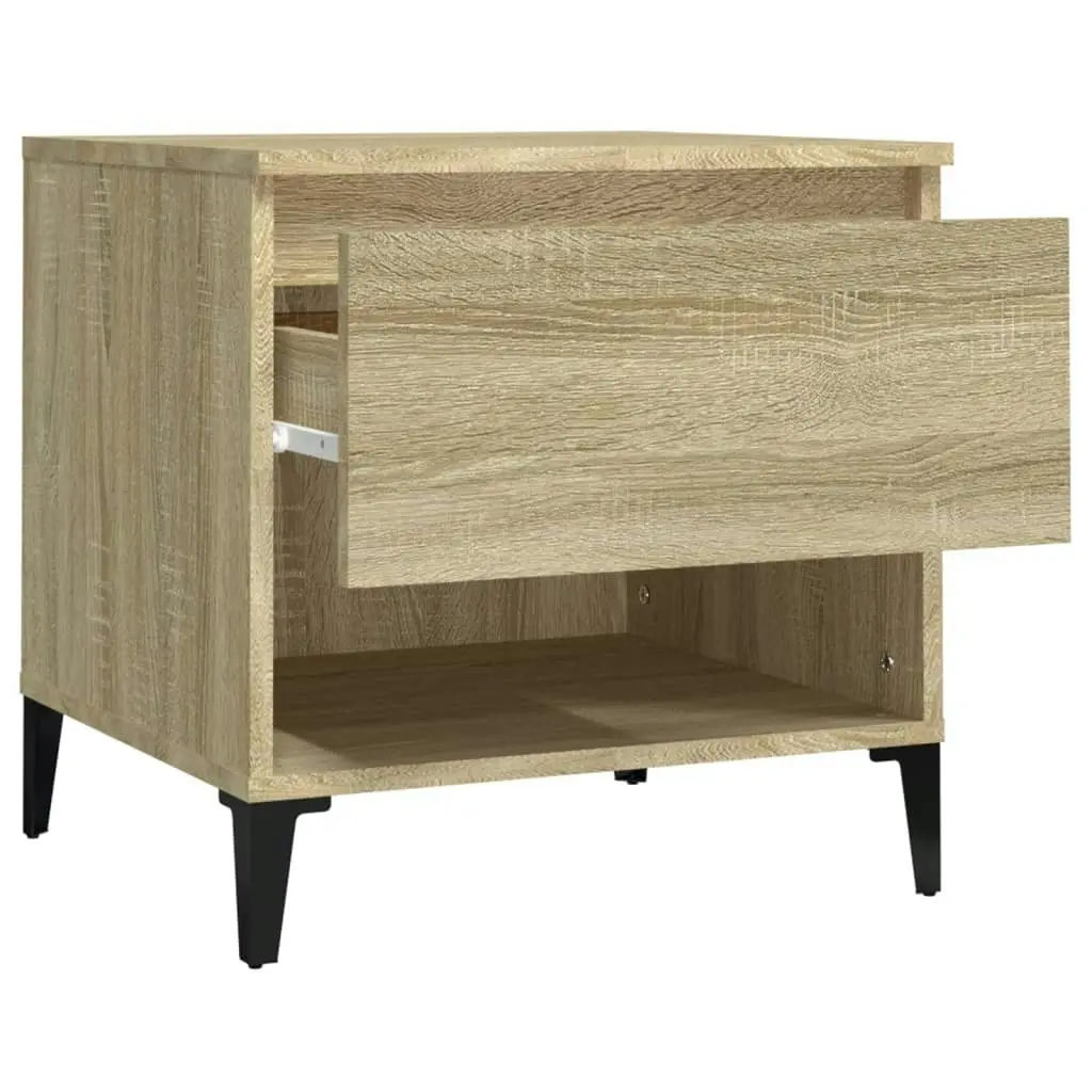 Side Table Sonoma Oak 50x46x50 cm Engineered Wood 819554