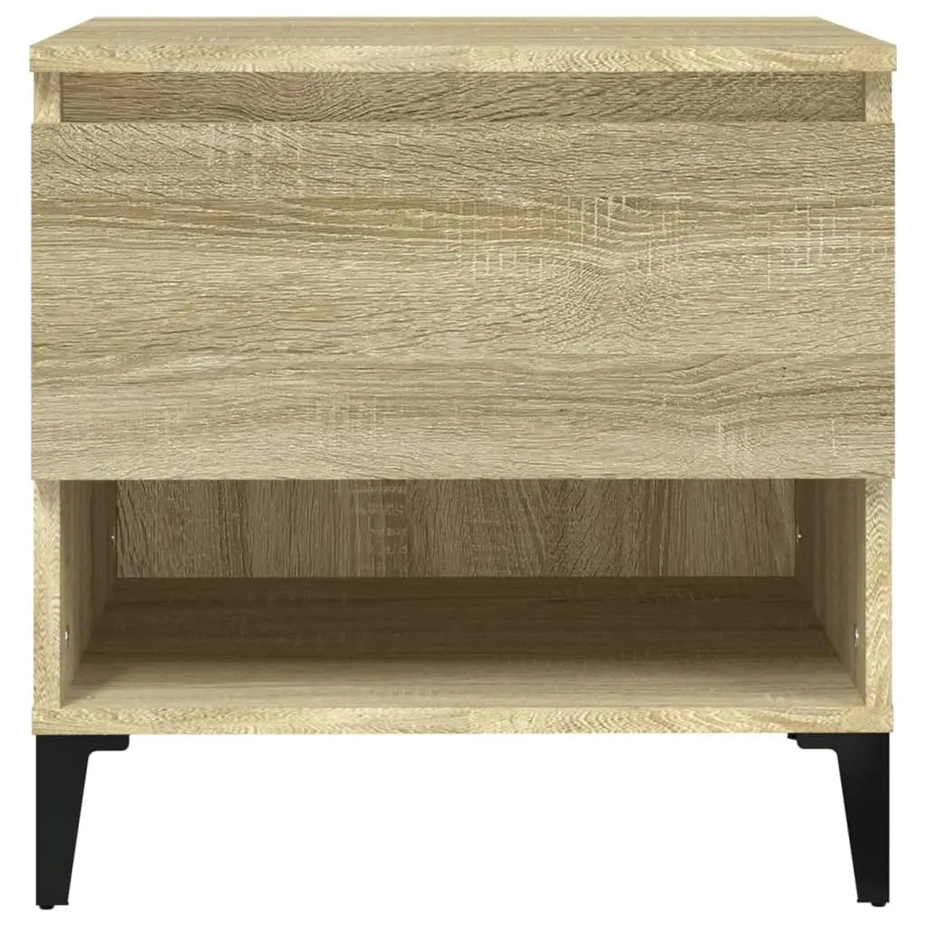 Side Table Sonoma Oak 50x46x50 cm Engineered Wood 819554