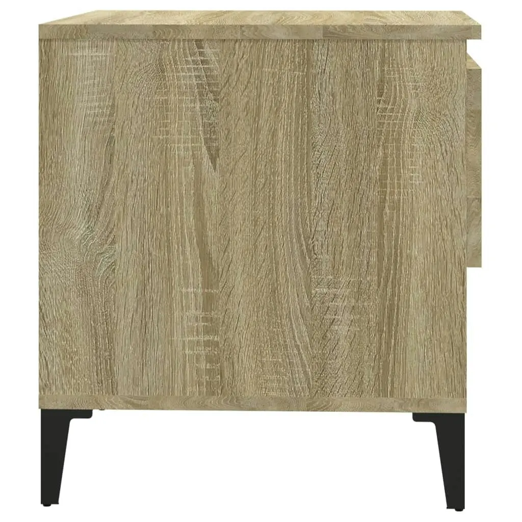 Side Table Sonoma Oak 50x46x50 cm Engineered Wood 819554