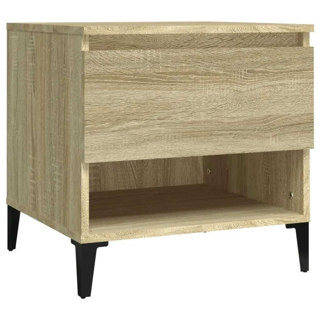 Side Tables 2 pcs Sonoma Oak 50x46x50 cm Engineered Wood 819555