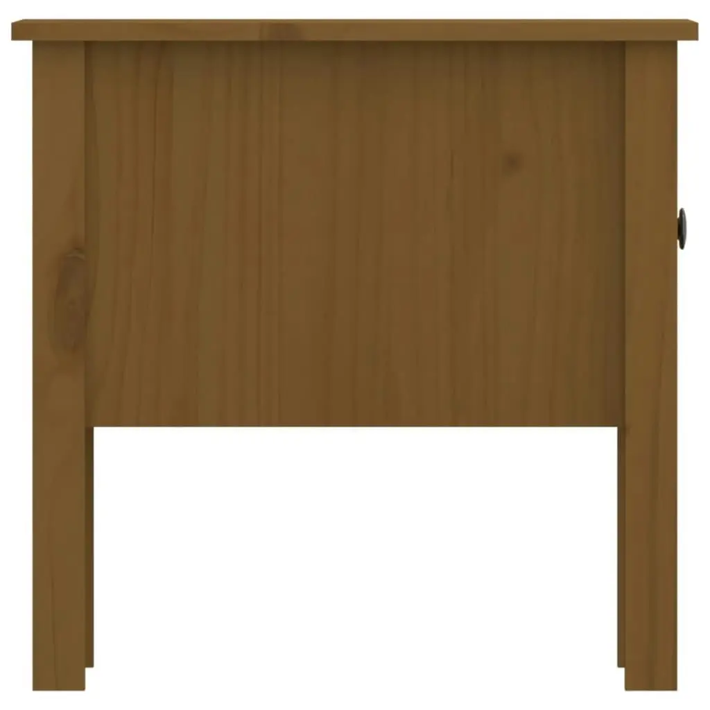 Side Table Honey Brown 50x50x49 cm Solid Wood Pine 813800