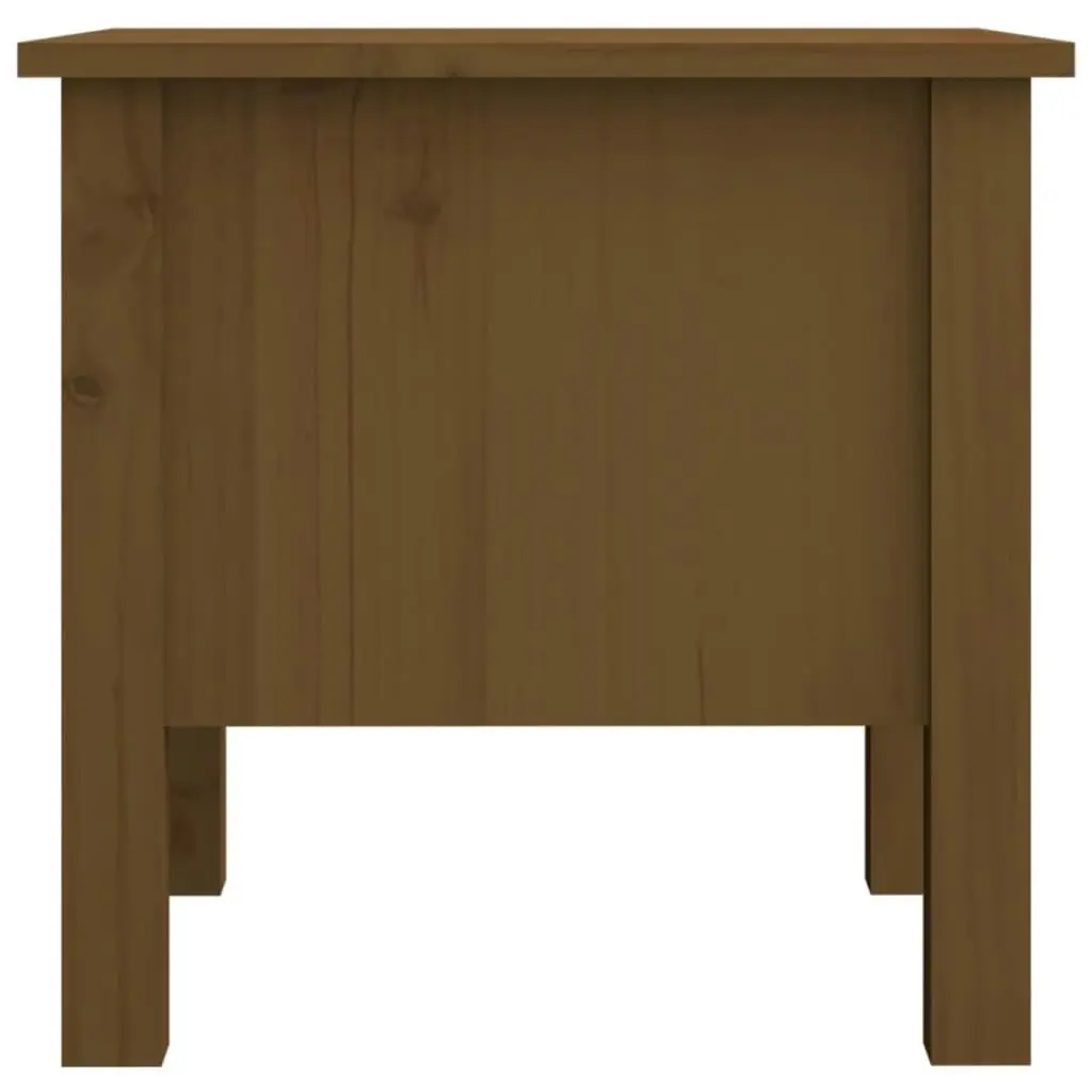 Side Tables 2 pcs Honey Brown 40x40x39 cm Solid Wood Pine 813791