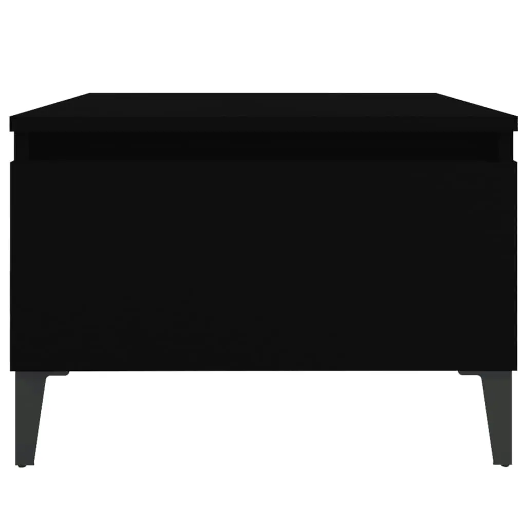 Side Table Black 50x46x35 cm Engineered Wood 819518