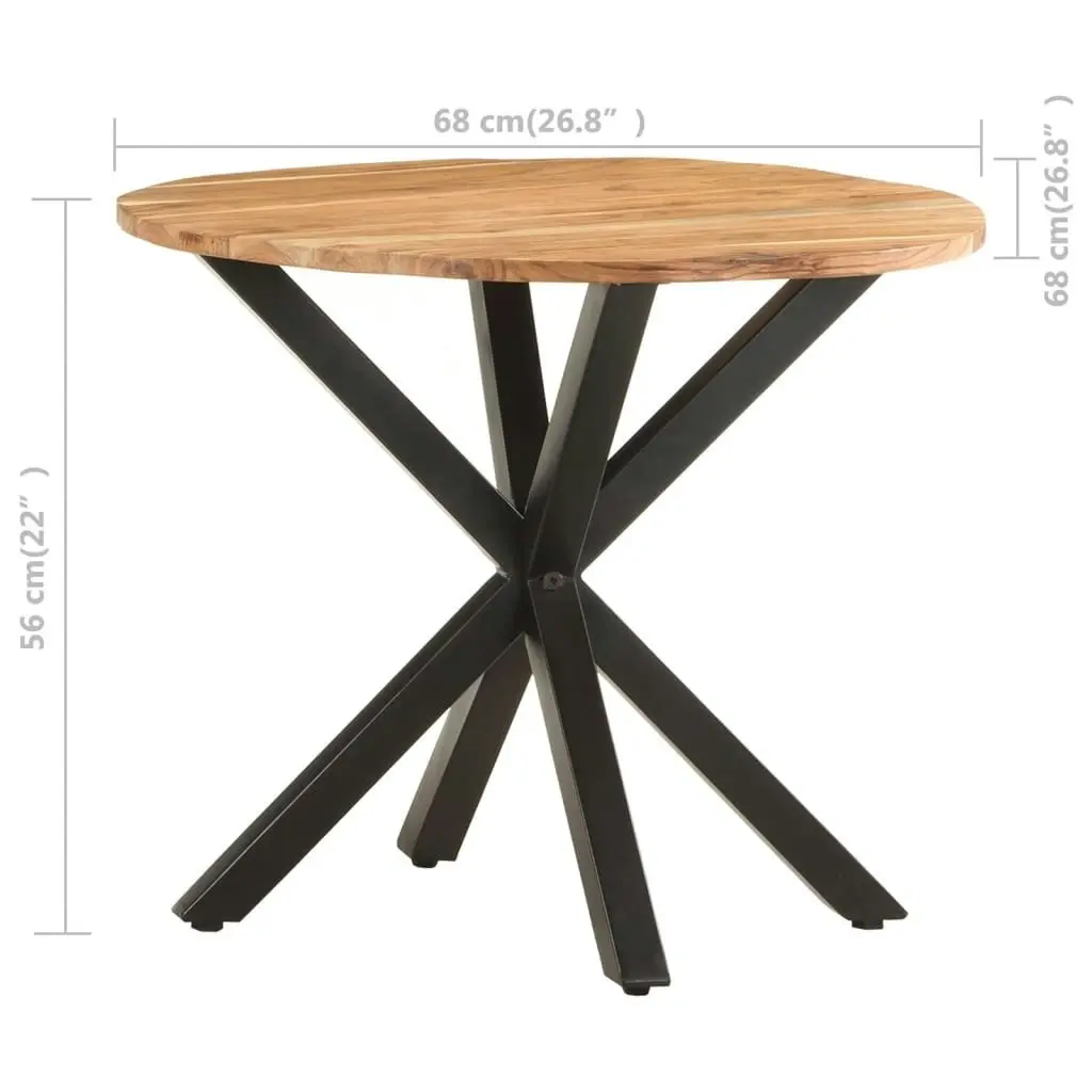 Side Table 68x68x56 cm Solid Acacia Wood 320660