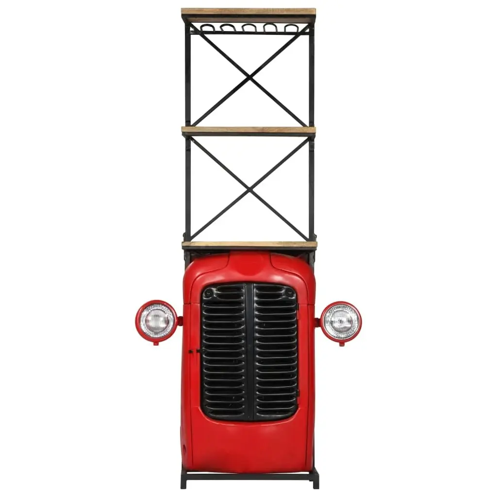 Tractor Wine Cabinet 49x31x172 cm Solid Wood Mango 247871