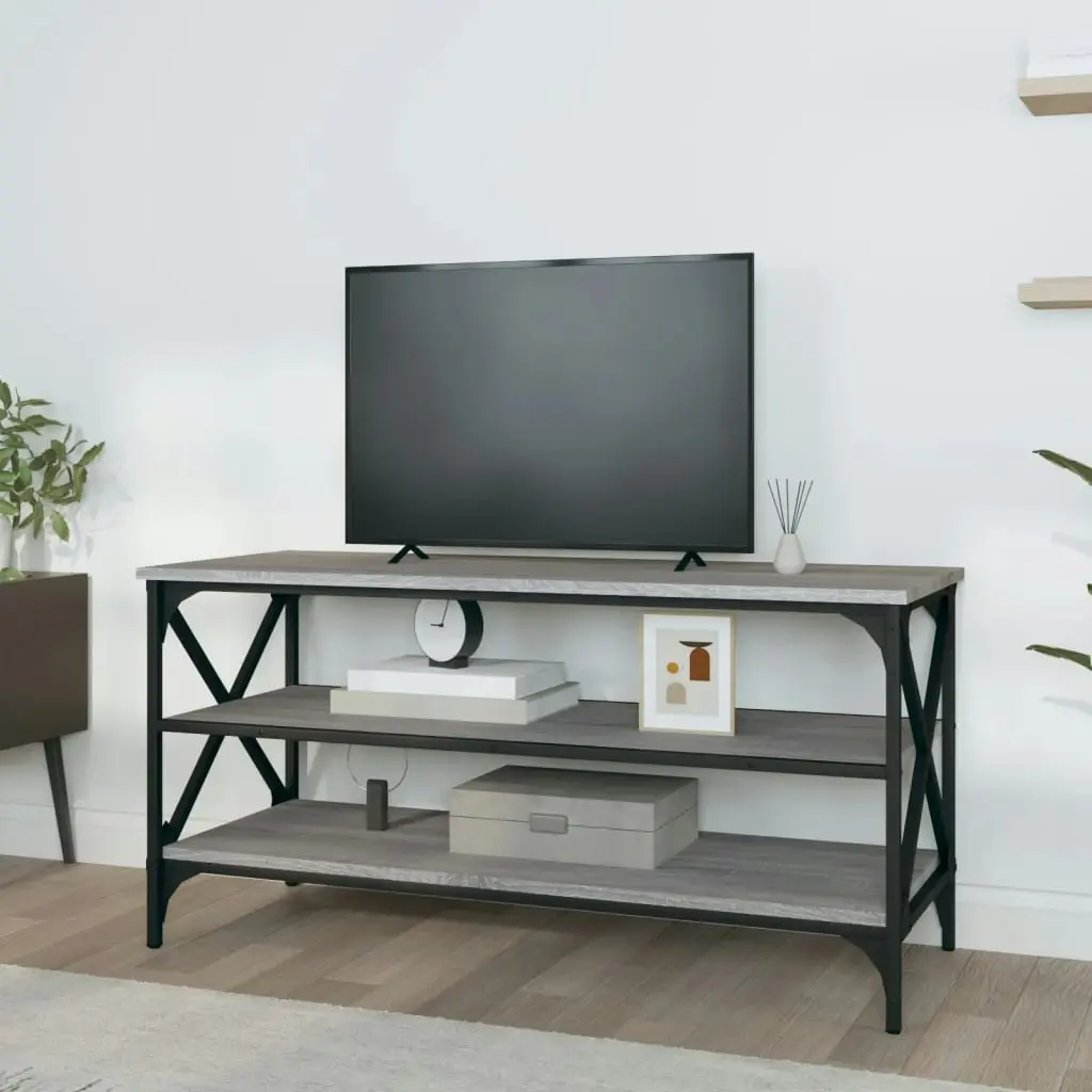 TV Cabinet Grey Sonoma 100x40x50 cm Engineered Wood 825795