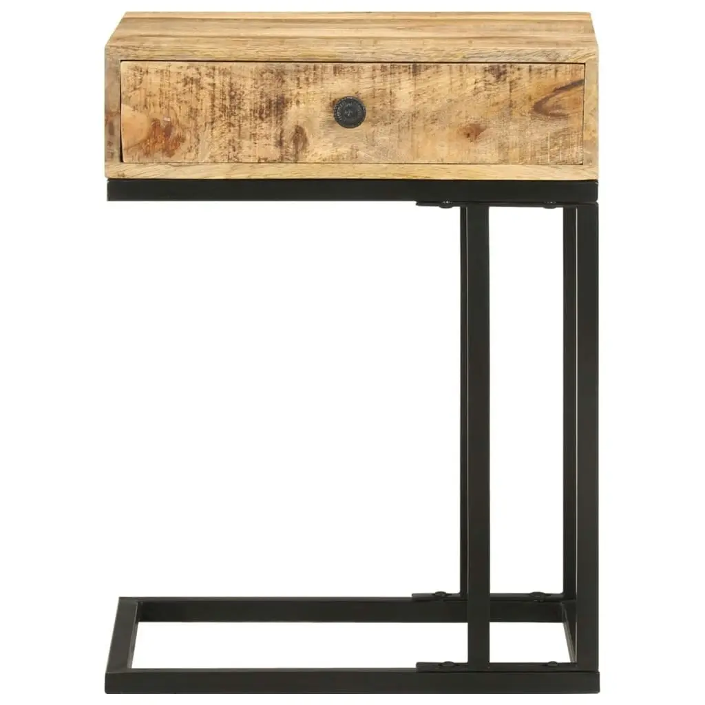 U-Shaped Side Table 45x30x61 cm Solid Mango Wood 289091