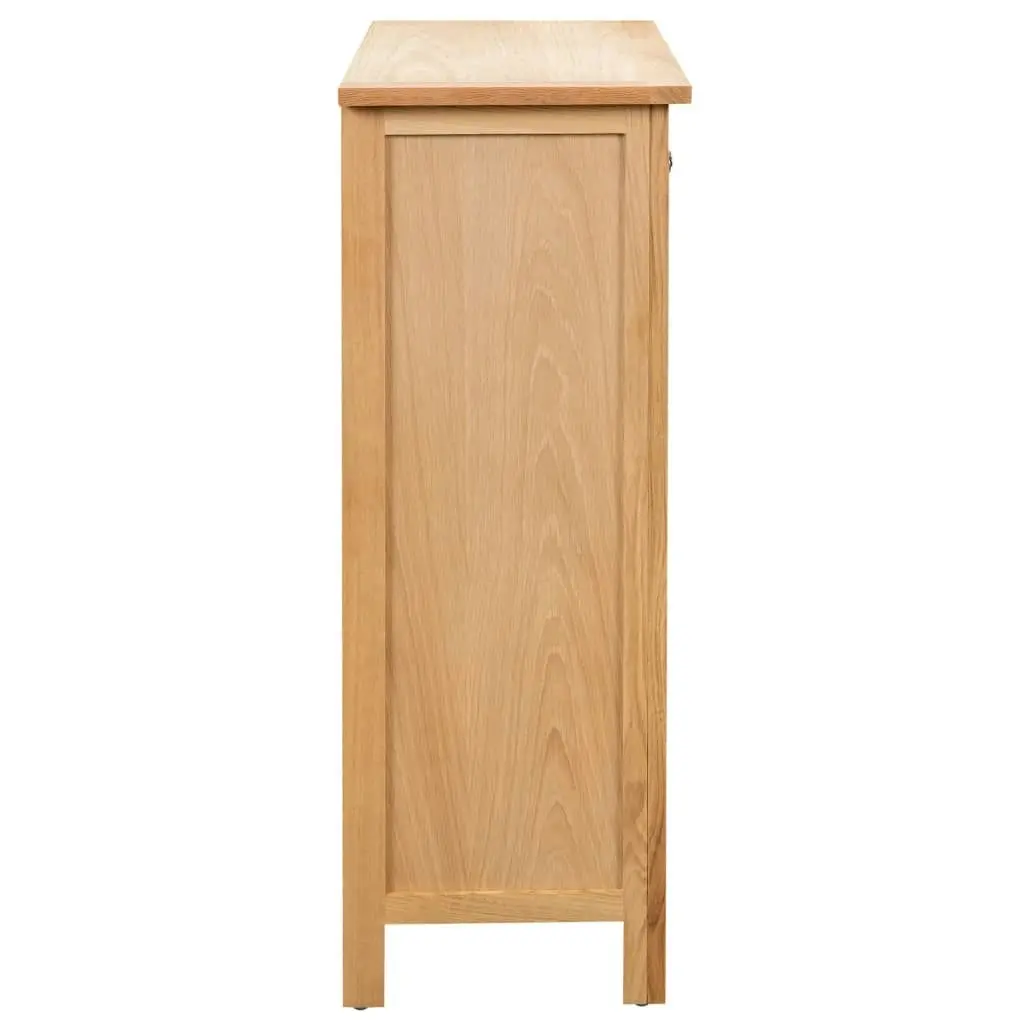 Wine Cabinet 72x32x90 cm Solid Oak Wood 247043